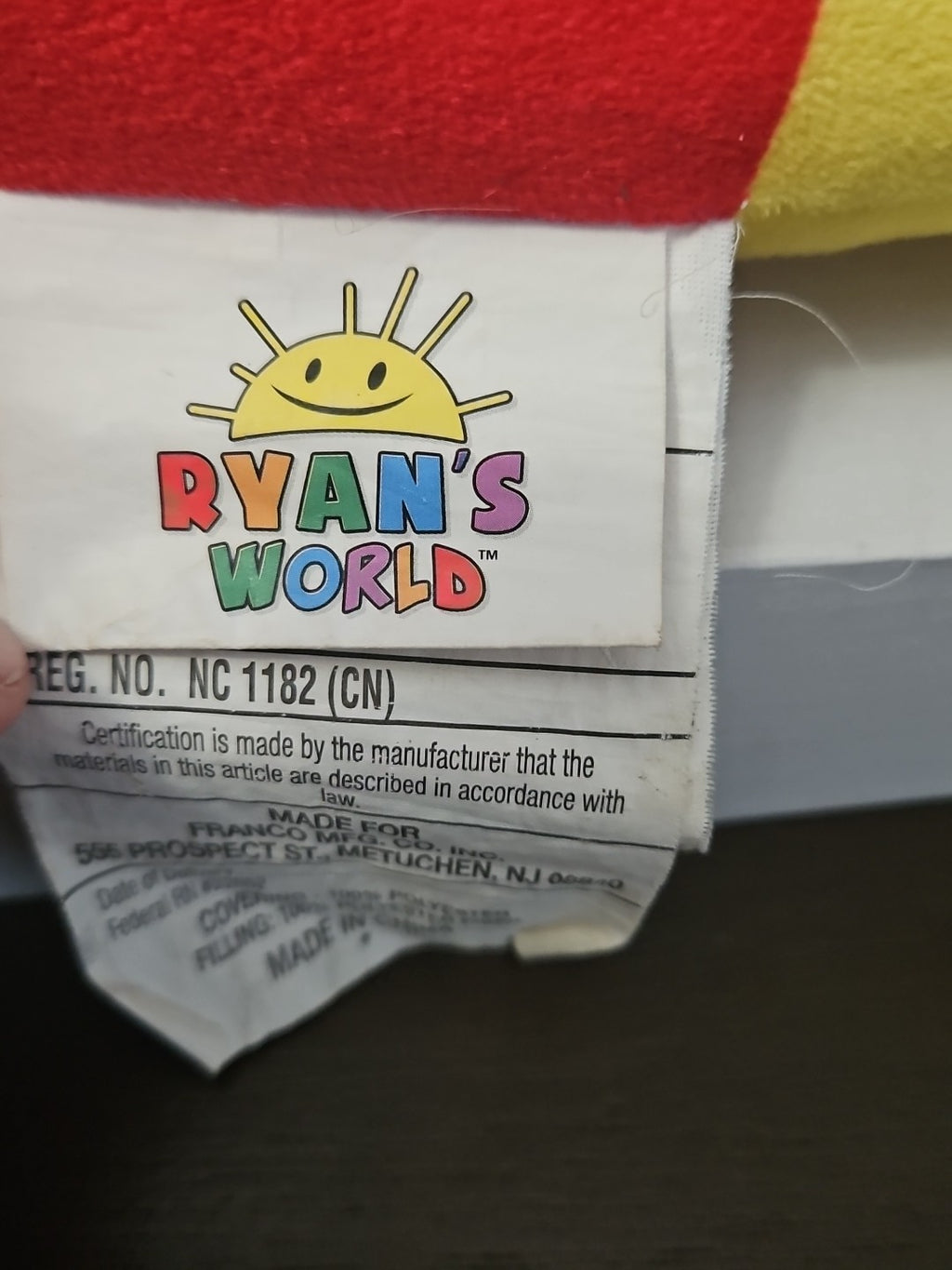Ryan's World Red Titan 18 Inch Plush Doll | Super Hero Ryan Pillow Buddy | Soft