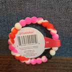 Lokai Breast Cancer Awareness Pink Silicone Bracelet Size S