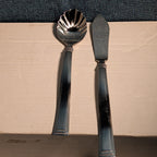 Hampton Silversmiths PORTFOLIO Sugar Spoon & Butter Knife Set | Glossy 208