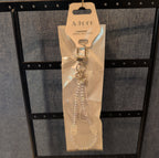 Adorn Beaded Phone Strap Charm Pearl Glass Crystal Y2K Keychain New Card