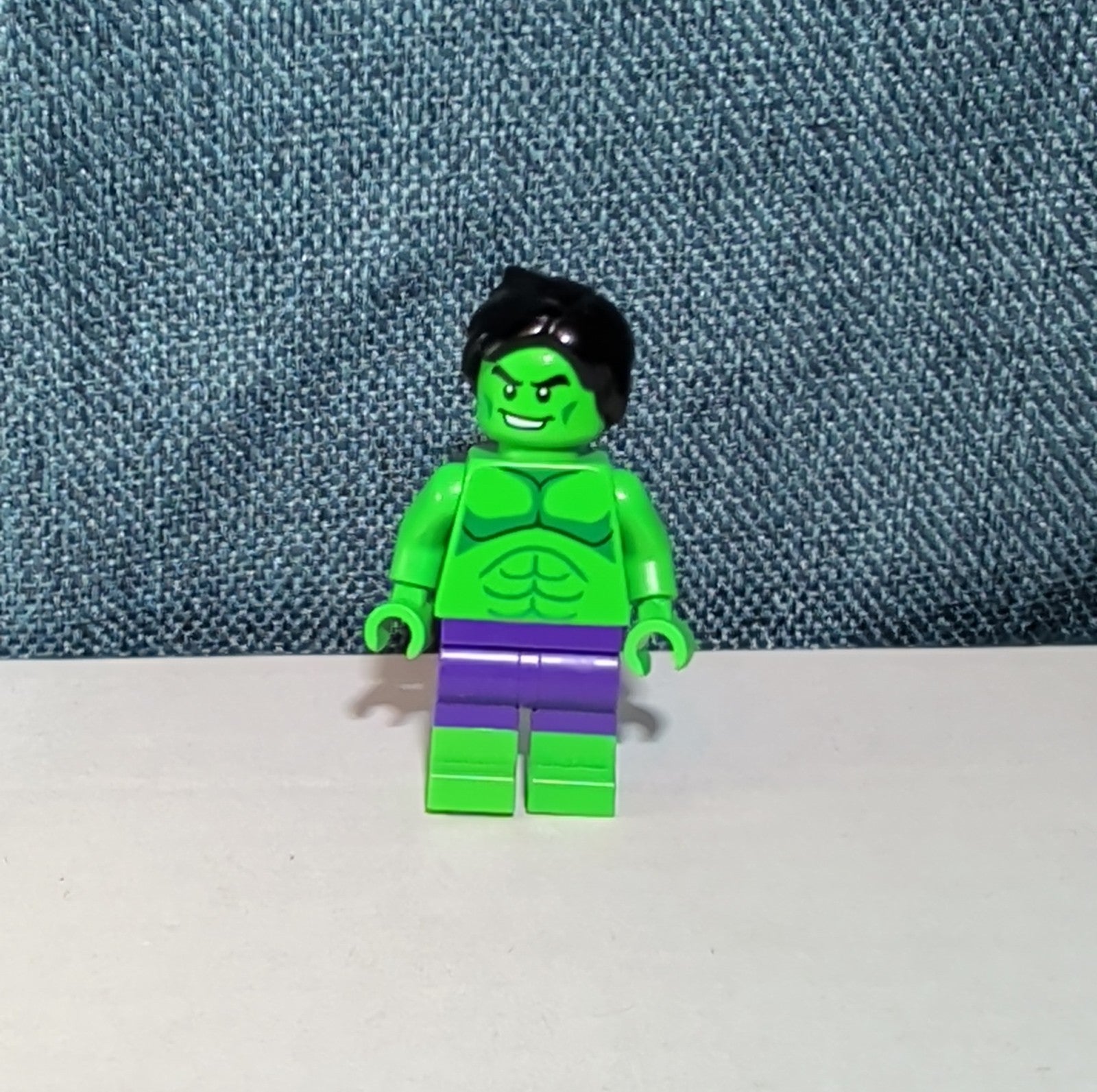 LEGO Hulk Minifigure sh711 Spidey Amazing Friends Marvel Purple Pants Loose