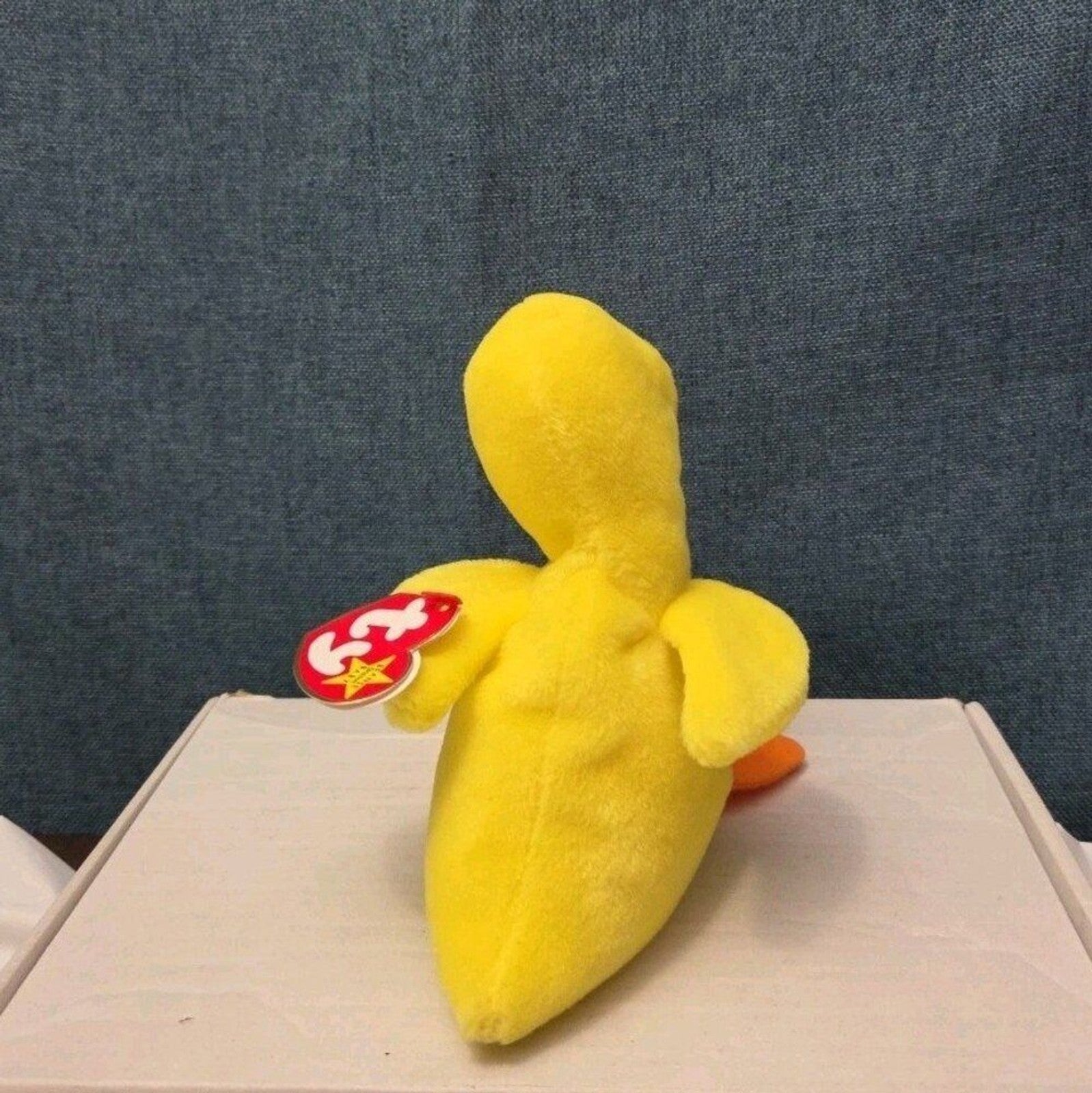 TY Beanie Baby QUACKERS the Duck 1994 Mint Plush Mint Tags Vintage Yellow Plush