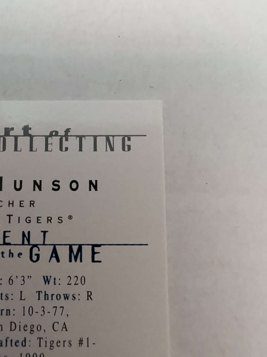 2000 Topps Gallery - Students of the Game Eric Munson #137