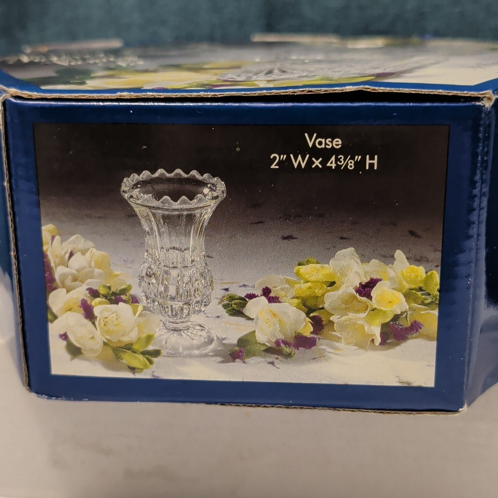 Forever Crystal 3pc Vanity Set | 24% Lead Crystal Zajecar Yugoslavia NEW IN BOX