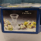 Forever Crystal 3pc Vanity Set | 24% Lead Crystal Zajecar Yugoslavia NEW IN BOX