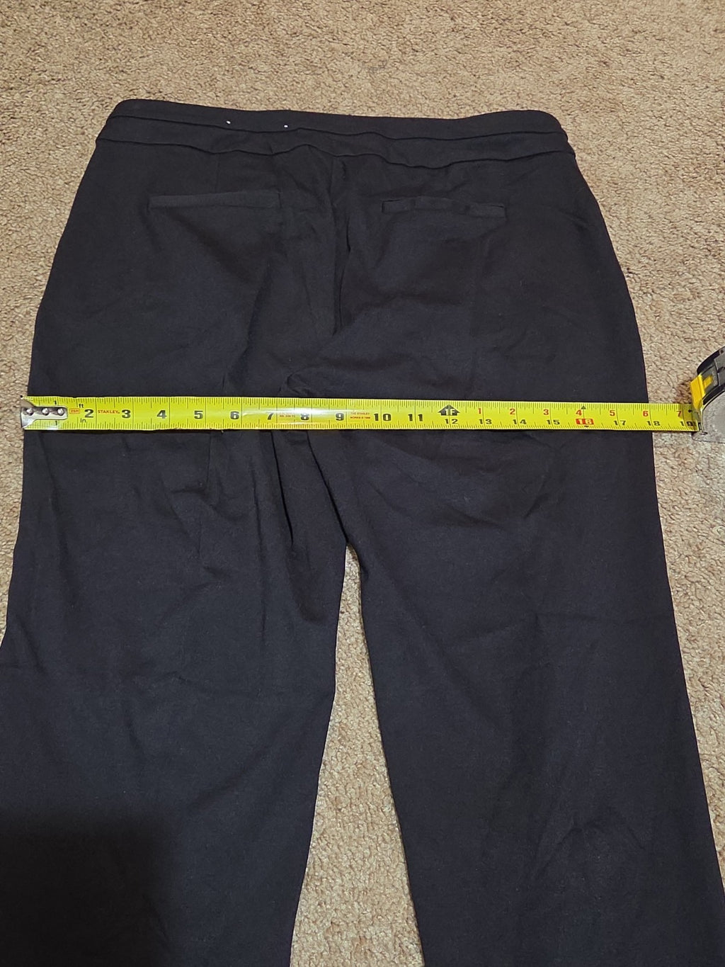Cato Black Slacks Womens MP Classic Stretch Pull On Pants Comfort