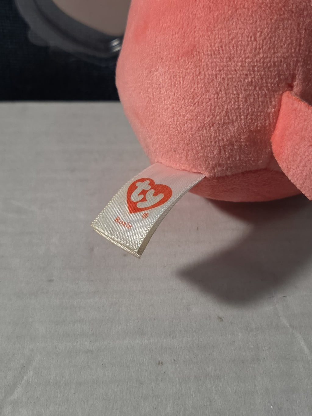 TY Roxie the Fox Squish-A-Boos Mini 3" Clip Plush MWMT with Tag Protector NEW