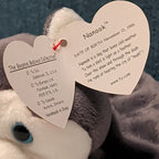 TY Beanie Baby NANOOK Husky Dog 1996 | MWMT Mint Tags | Fareham Hants Star