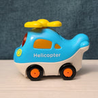 VTech Go! Go! Smart Wheels HELICOPTER | Light Blue & Yellow | Tested Works!