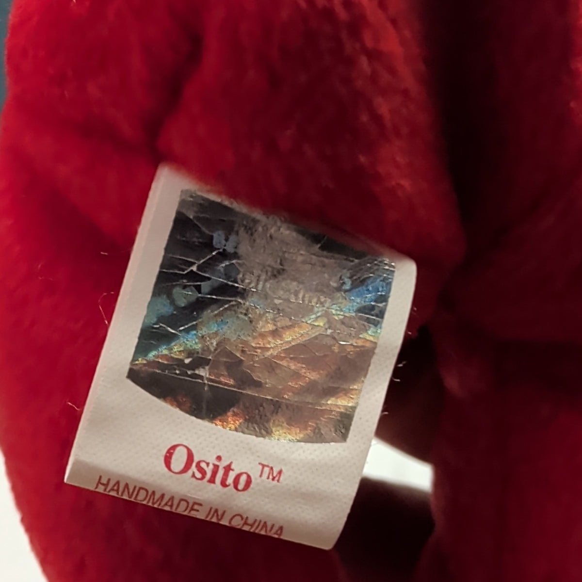 ​Ty Beanie Baby Osito Mexico Red Bear 1999 Retired Flag Chest Mint Tags 04244
