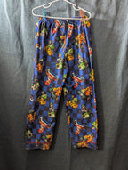 Nintendo Mario Kart Pajama Set Boys Size 6/7 Fleece Button Down 2-Piece PJs