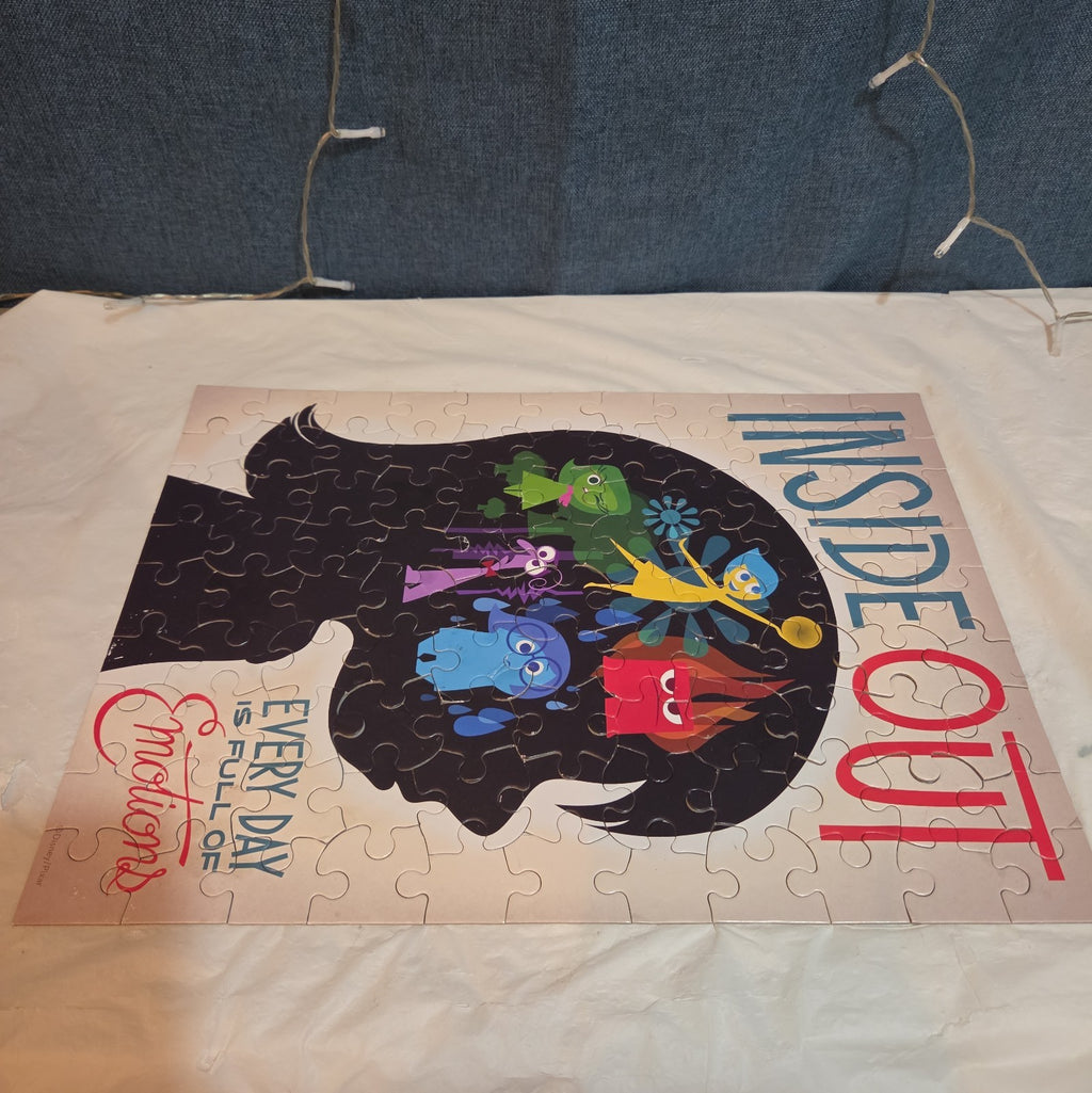 Disney Pixar Inside Out 100 Piece Jigsaw Puzzle Complete Family