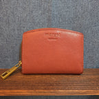 Margot New York Gina Compact Wallet Brandy Leather Boho