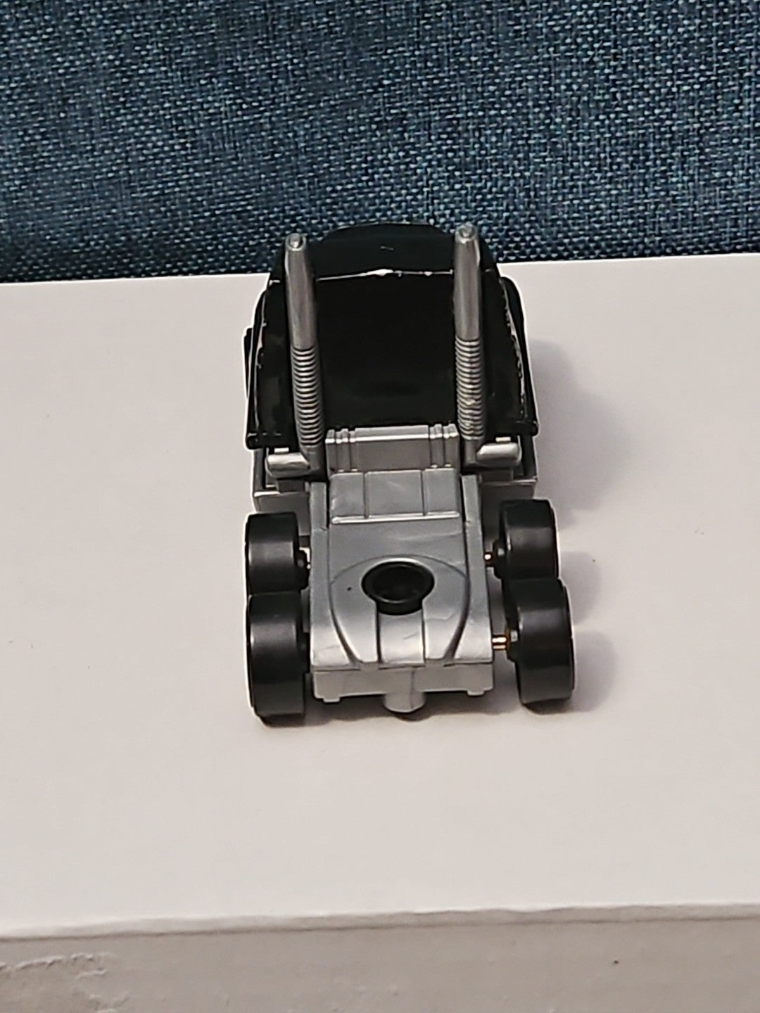 Hot Wheels Semi Truck Cab | Track Stars Black & Orange Racing Hauler