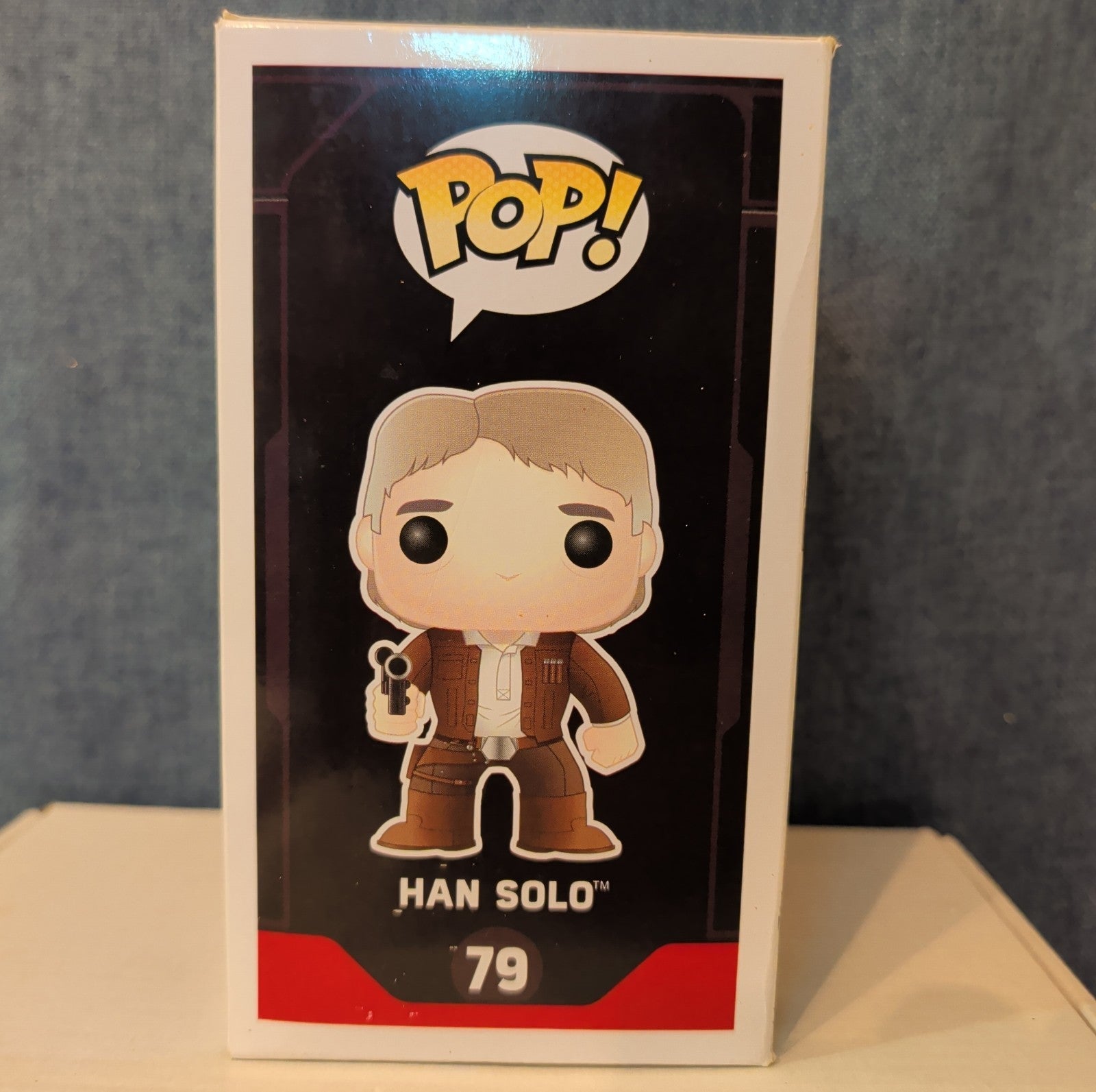 Funko POP! Star Wars Han Solo #79 Force Awakens Vinyl in Box with Protector