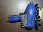 Kobalt 1/2" Air Impact Wrench + 7 Socket Set | Pneumatic Twin Hammer Tool LGA-15
