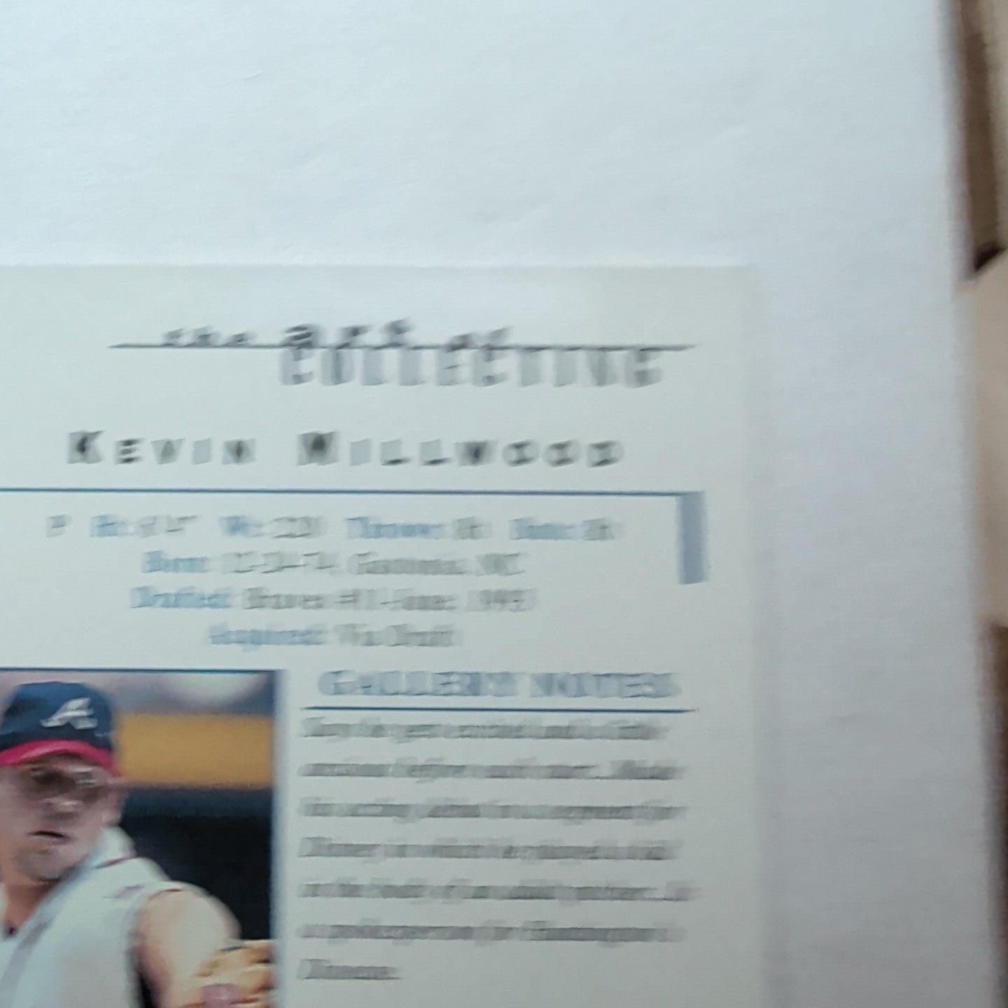 2000 Topps Gallery Kevin Millwood #2 Atlanta Braves Pitcher Canvas Art