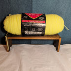 Red Heart Super Saver Pale Yellow 8oz Acrylic Yarn Worsted NWT E300