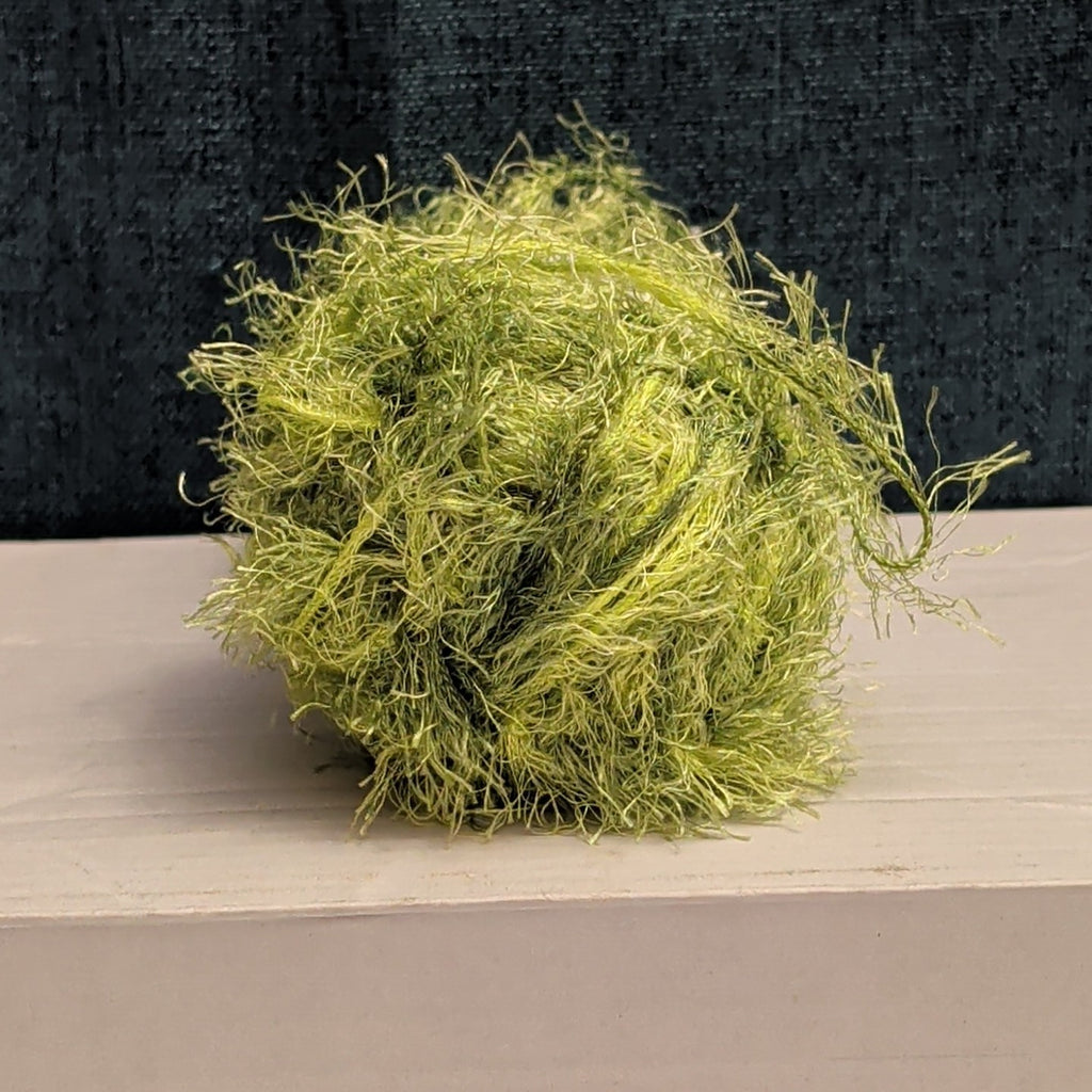 Red Heart Foxy Eyelash Yarn Lime Green