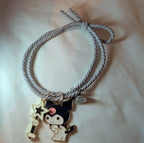 Kuromi My Melody Magnetic Friendship Bracelet Set Enamel Kawaii Y2K  OS