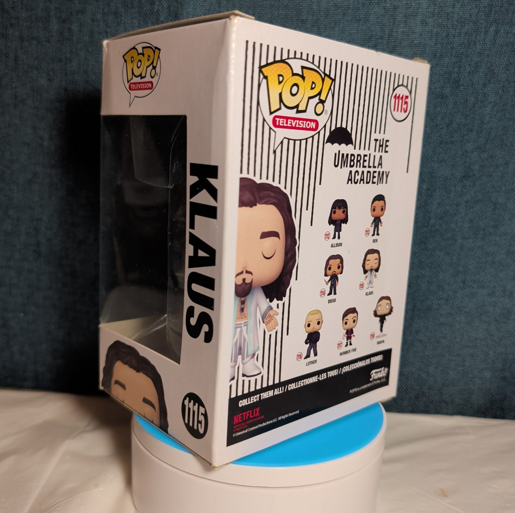 Funko POP Umbrella Academy Klaus 1115 Vinyl Figure S2 Cult in Box with Protector