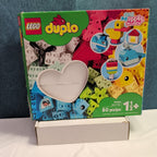 LEGO DUPLO 10909 Heart Box 80 Pieces Toddler Building Toy 2020 Retired Complete