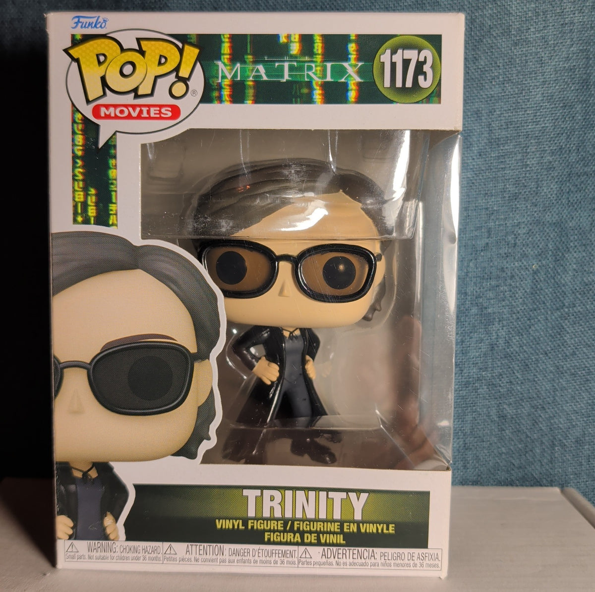 Funko Pop! Movies Matrix Trinity 1173 Vinyl Figure Resurrections with Protector