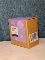 NEW Sud Scrub Antimicrobial Shower Hook Purple | Adhesive Rust-Resistant Holder