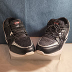 Ecko Red Black Glitter Sneakers 8.5 Georgina Shimmer Low Top Athletic Shoes