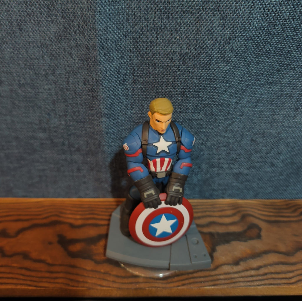 Disney Infinity 3.0 Captain America Unmasked PVC Figure Loose INF-1000229