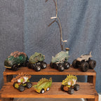 Lot Of 7 Dinosaur Monster Trucks, Vehicles Plastic