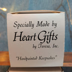 Heart Gifts By Teresa Babys First Christmas Glass Ornament Pink Swarovski