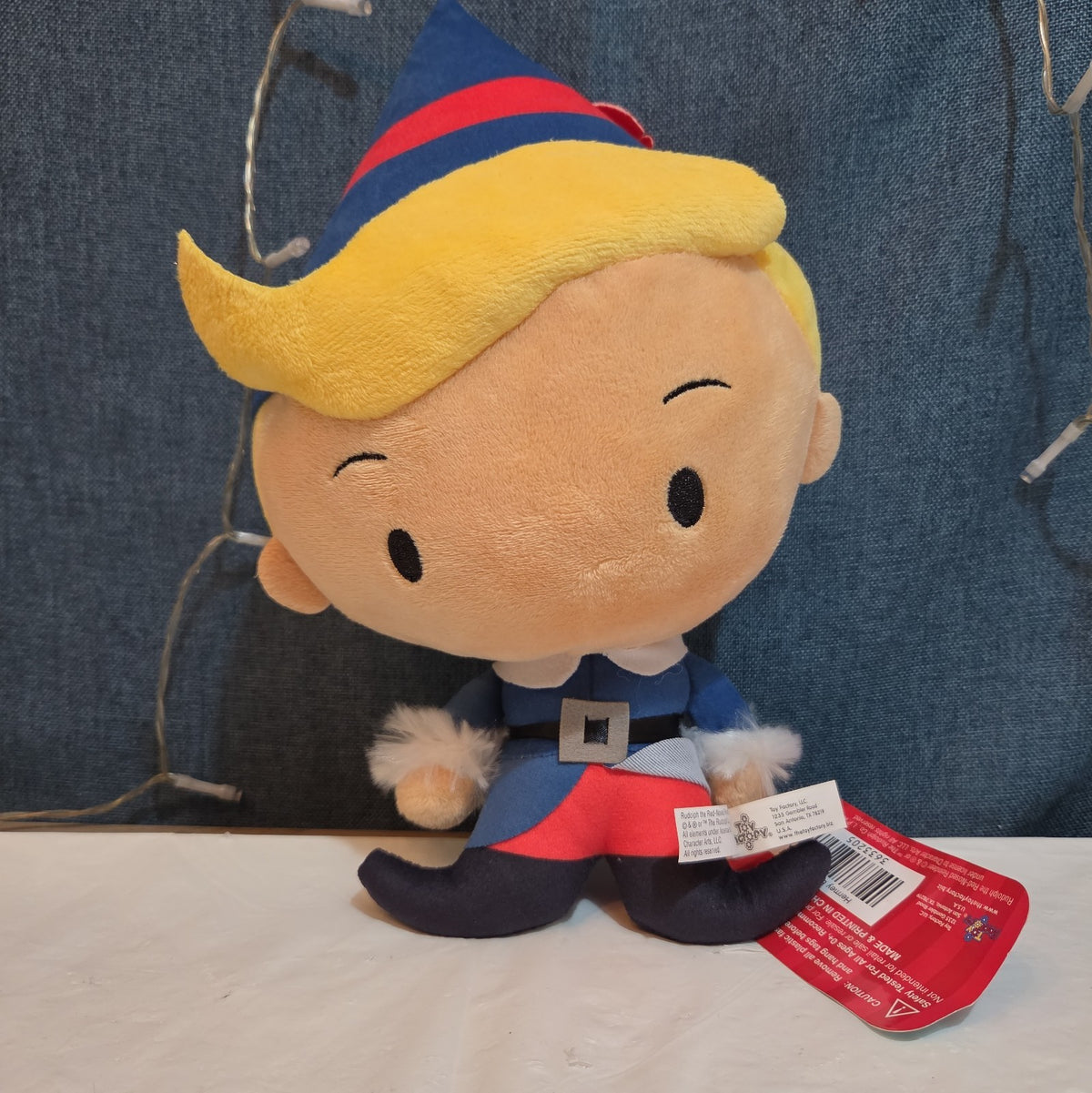 Toy Factory Hermie Elf Chibi Plush 10" Rudolph Dentist Christmas NWT