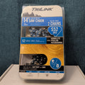 TriLink 14 Inch Chainsaw Chain 2 Pack S52 .043 52 Drive Links Husqvarna Poulan