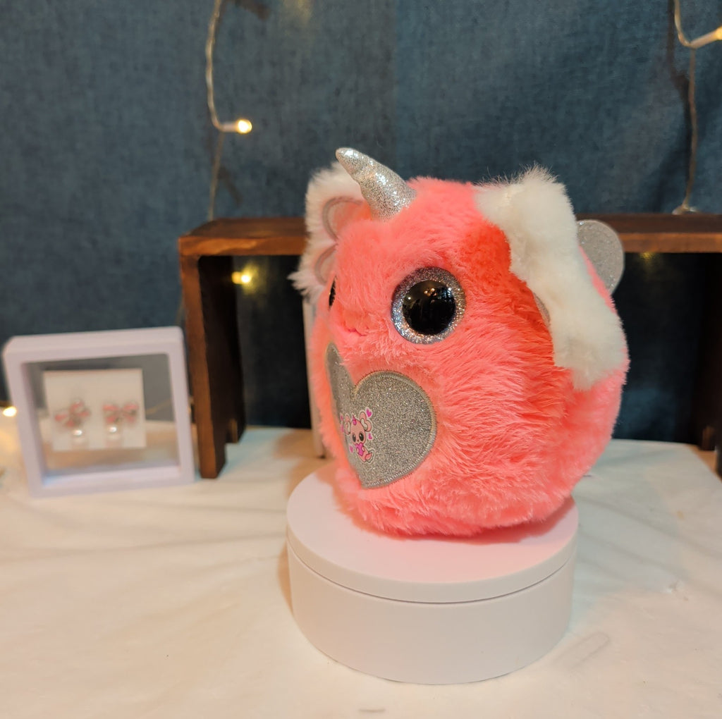 Zuru Rainbocorns Kittycorn 4" Pink Plush Sparkle Wings Y2K