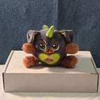 ZURU Rainbocorn Sparkle Heart 4" Plush Gigi Rottweiler Watermelon
