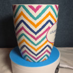 Mud Pie Francesca's Teacher Quote Mug Colorful Chevron 2012