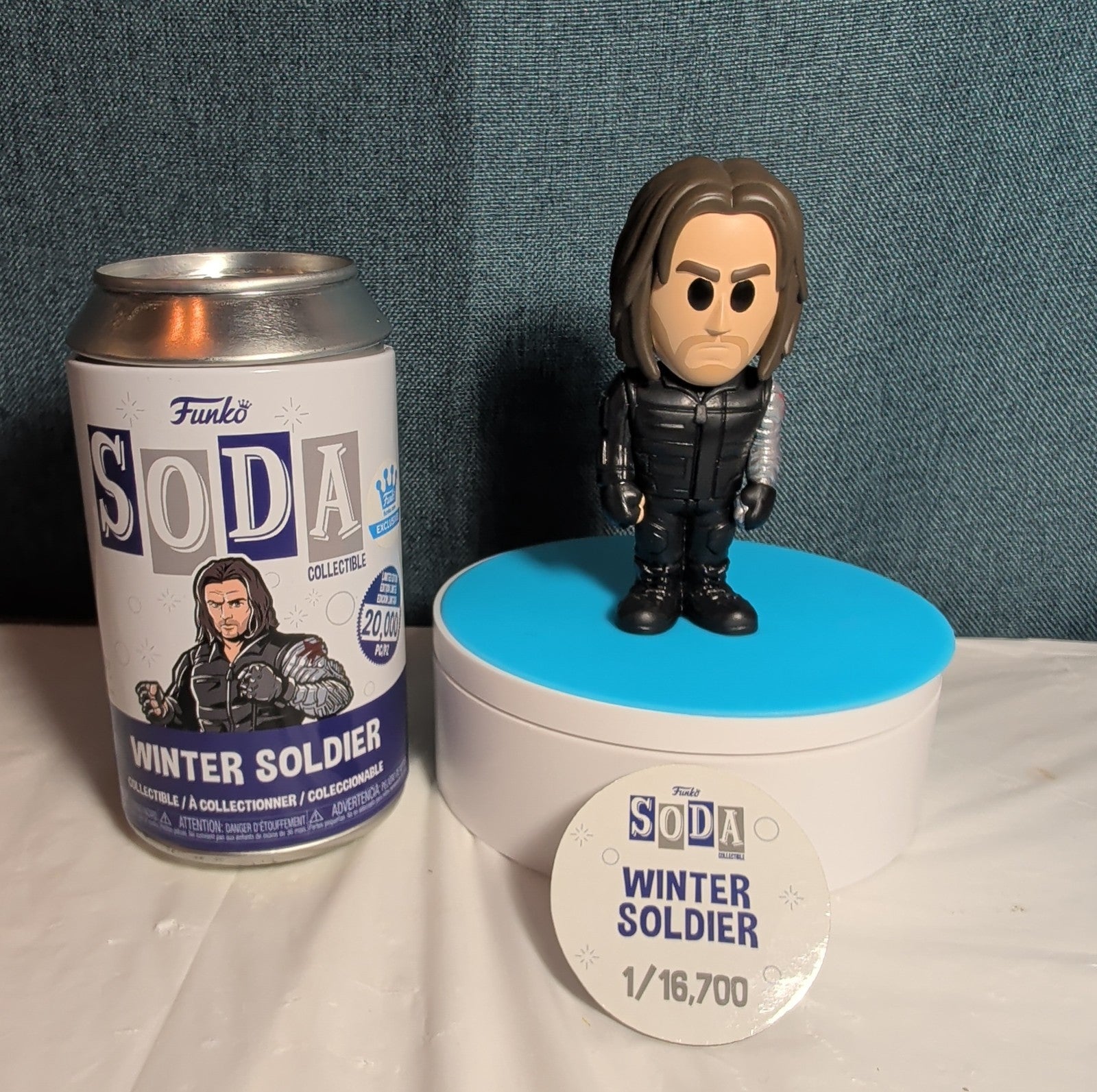 Funko Soda Winter Soldier Marvel MCU Vinyl Figure 1/16,700 w Can