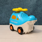 VTech Go! Go! Smart Wheels HELICOPTER | Light Blue & Yellow | Tested Works!