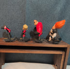 Disney Infinity 1.0 Incredibles 4 Figure Lot Syndrome Dash PVC Loose