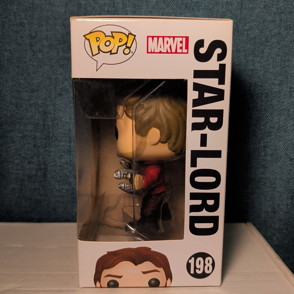 Funko Pop Star-Lord 198 Guardians of the Galaxy Vol2 Viny in Box with Protector 