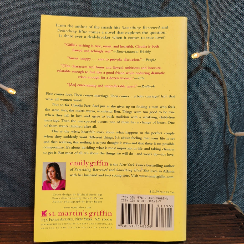 Emily Giffin Baby Proof Paperback