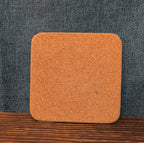 Christmas Tree Cork Back Coaster Holiday Decor Single