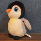 Ty Pongo Penguin Plush Beanie 6" Big Blue Eyes Y2K