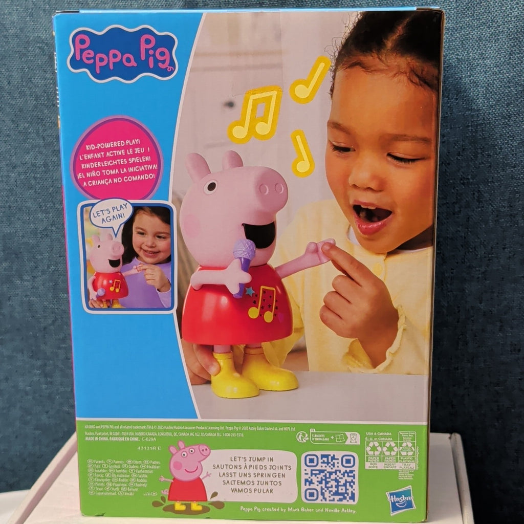 Hasbro Peppa Pig Talk & Sing Peppa Doll Musical 50+ Sounds Songs New Sealed