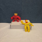 Goo Jit Zu Heroes Marvel Set of 4 Hulk Iron Man Pantaro Blazagon Squishy Toy