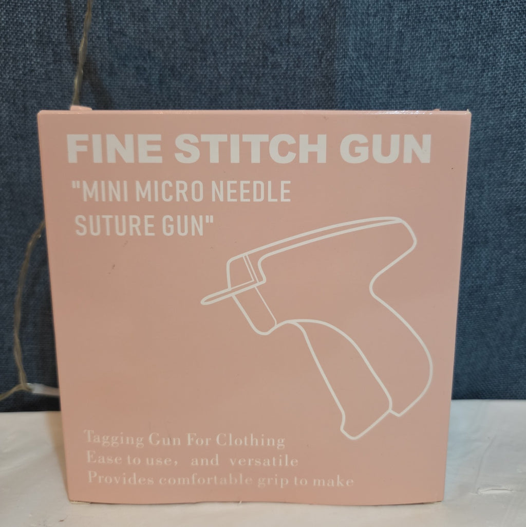 Fine Stitch Tagging Gun Micro Needle Fastener Clothing Tool Blue New OB