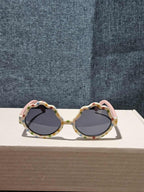 Fynn & Riley Toddler Girls Sunglasses Flower Polka Dot 100% UV Protection NEW