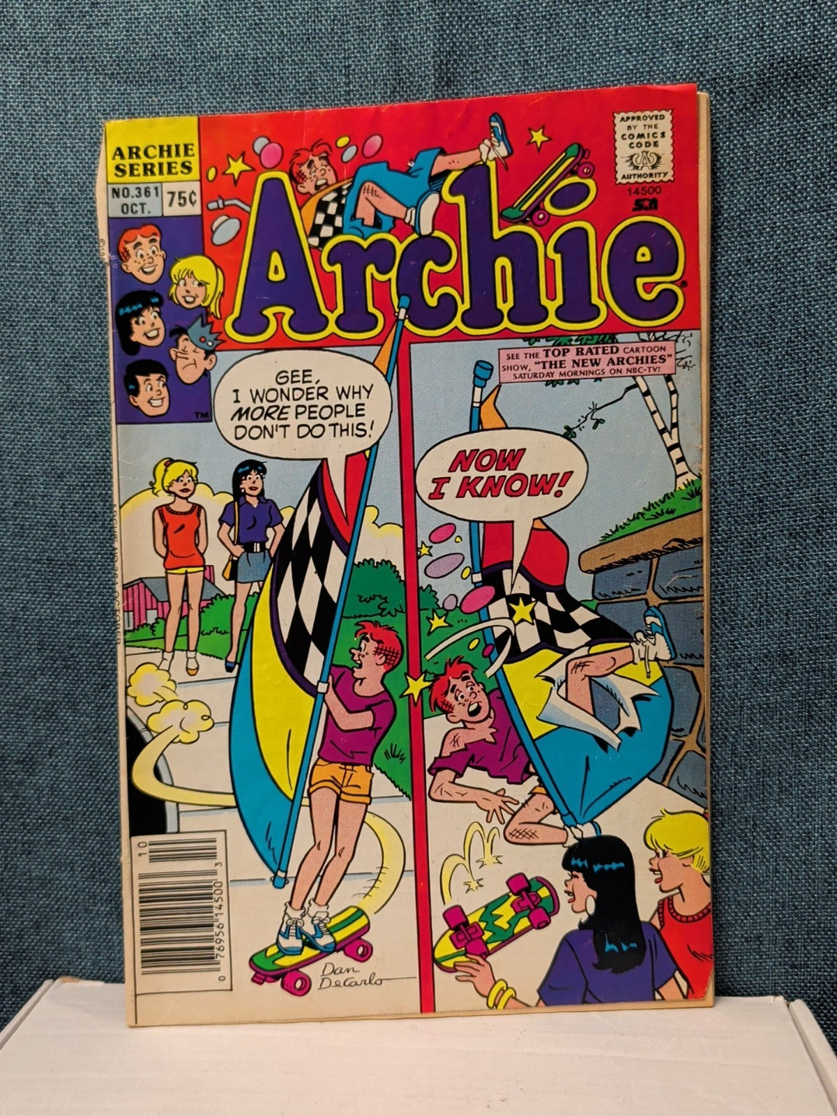 Archie #361 Oct 1988 Newsstand :Dan DeCarlo Art The New Archies Promo