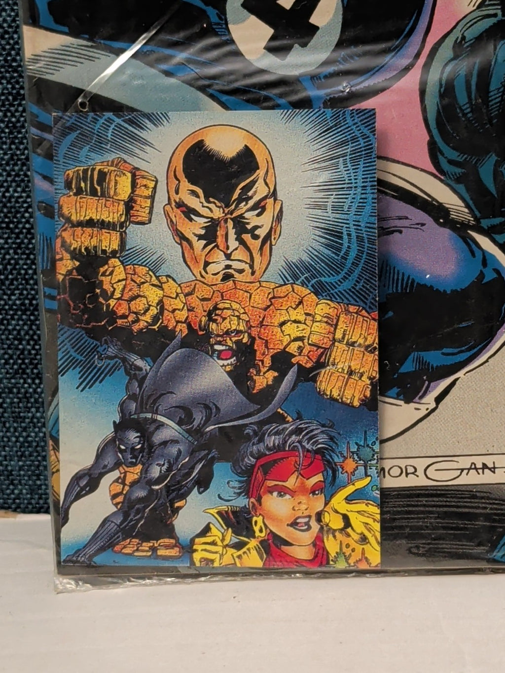 Real Heroes #1 Pizza Hut Marvel 1994 Promo Black Panther The Thing Jubilee Good